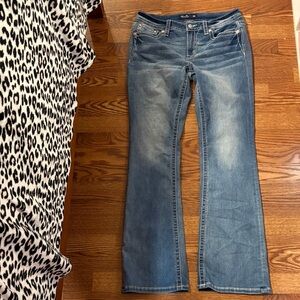 Miss Me Womens Medium Blue Bootcut Jeans